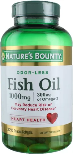 Vista 12 de Nature's Bounty Aceite de pescado 1000 mg cápsulas blandas recubiertas, 220
