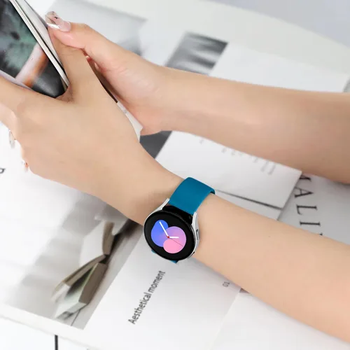 Vista 7 de Paquete de 3 correas para Samsung Galaxy Watch 6/6 Classic Band 1.575 in 1.732 in 1.693 in 1.850 in, Galaxy Watch 5/5 Pro/Galaxy Watch 4, correa