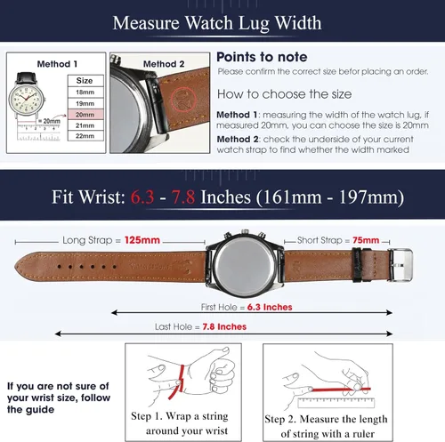 Vista 5 de vinacreations Quick Release Ostrich Leather Watch Bands Men Handmade Replacement Wrist Watch Straps Vintage Extra Soft Exotic Leather Strap 18mm