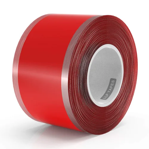 Vista 10 de Cinta de silicona autoadherente LLPT de 1 pulgada x 17 pies, cinta de envoltura autoadhesiva para reparación de emergencia de manguera, manillar