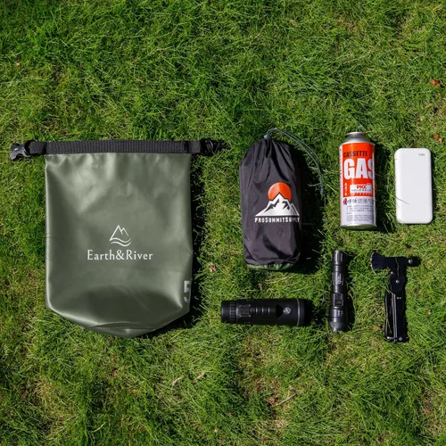 Vista 4 de EARTH&RIVER Mochila seca impermeable de alta calidad, extra gruesa, protección para todas las actividades acuáticas y campamentos, bolsa seca ligera
