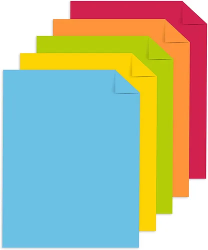 Vista 3 de Astrobrights Mega Collection, papel de colores, surtido de 5 colores "clásico", 625 hojas, 24 lb/89 gsm, 8.5 x 11 pulgadas, más hojas (91623)