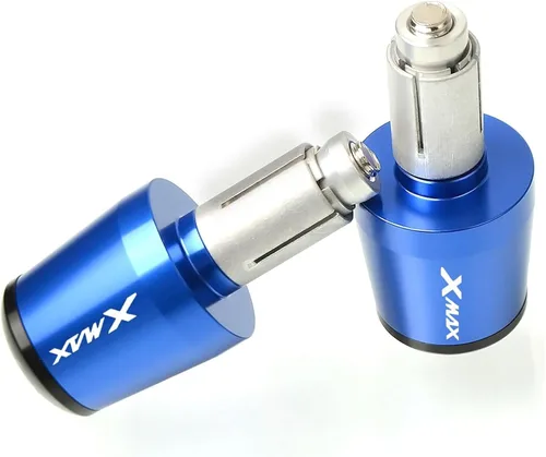 Vista 12 de Y&AMAHA X-MAX Xmax X MAX 125 250 300 400 CNC Alumiunm Plugs Manillar Moto Manillar Moto Manillar Agarres Tapa Extremos 7/8'' 0.866 in (Color : Negro)
