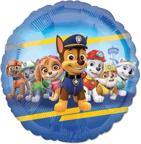 Vista 7 de Paw Pups - Globos de suministros para fiestas de cumpleaños de Rubble Marshall on Patrol