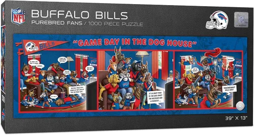 Vista 12 de YouTheFan NFL Game Day in The Dog House - Rompecabezas de 1000 piezas