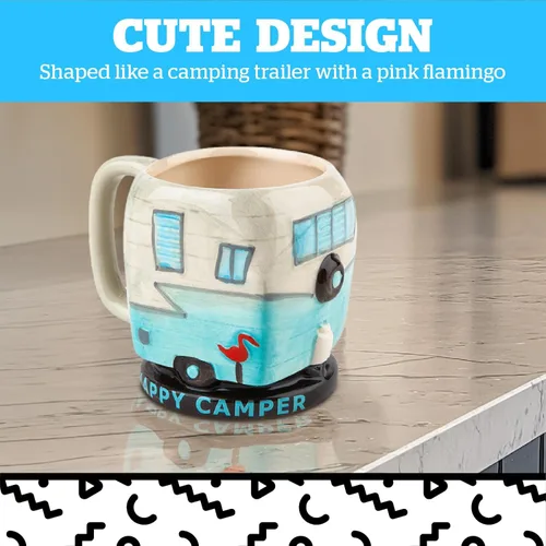 Vista 4 de Taza BigMouth Happy Camper