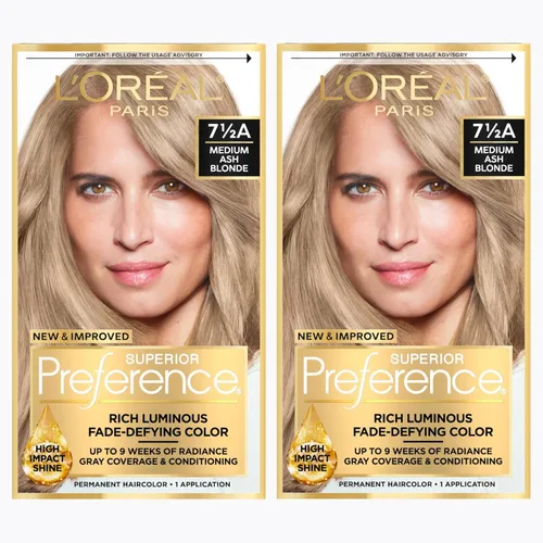 Vista 34 de L'Oreal Paris Superior Preference - Tinte permanente luminoso que desafía la decoloración para el cabello, tinte para el cabello hasta 9 semanas