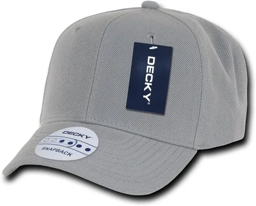 Vista 7 de DECKY Snapbacks de pico curvo acrílico