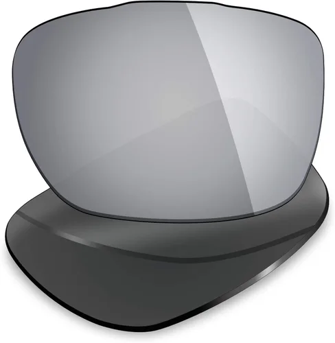 Vista 3 de mryok 4pares polarizadas lentes de repuesto para Oakley TwoFaceanteojos de sol, Stealth negrorojo fuegohielo azulplata titanio
