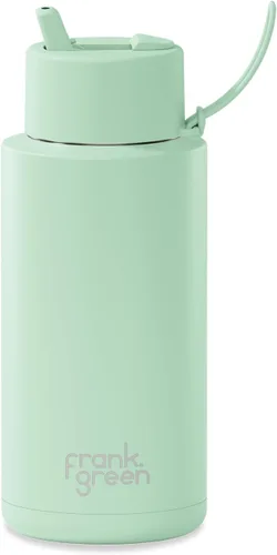 Vista 13 de Frank Green - Botella Reutilizable de Cerámica - Botella de Agua de Acero Inoxidable con Pajita, Botella de Agua Aislada, Botella de Agua de Metal