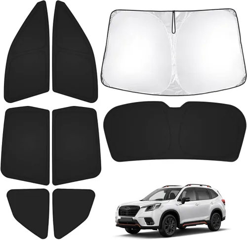 Vista 29 de T TGBROS Parasol para parabrisas para BMW X1 F48 2016 2017 2018 2019 2020 2021 2022 para ventana de automóvil, con bloqueo UV grueso y opaca