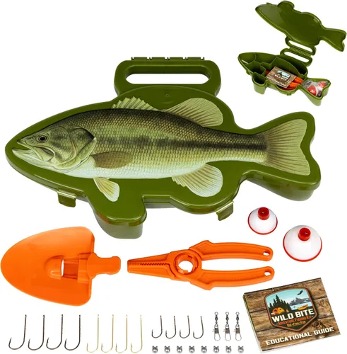 Vista 8 de Flambeau Outdoors - Kit de caja de aparejos de pesca Wild Bite