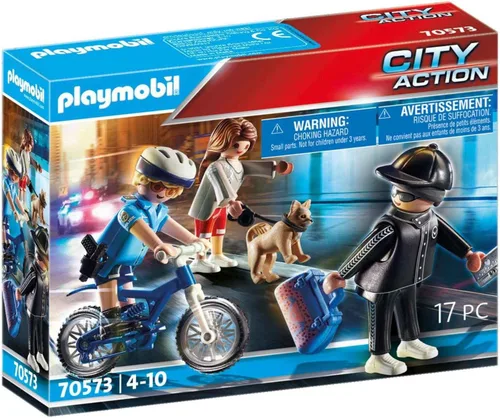 Vista 5 de Playmobil Persecución de ladrones de bancos
