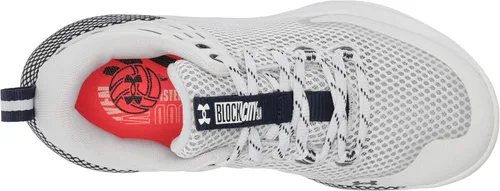 Vista 5 de Under Armour HOVR Block City - Zapatos de voleibol para mujer