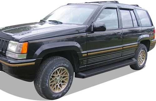 Vista 2 de APS Estribos (barras nerf barras de escalón lateral) compatibles con Jeep Grand Cherokee 1994-1998 Laredo solamente