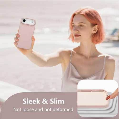 Vista 599 de Funda magnética de silicona para iPhone 13 Pro, color blanco antiguo [Compatible con Magsafe] [Forro de microfibra suave antiarañazos], funda