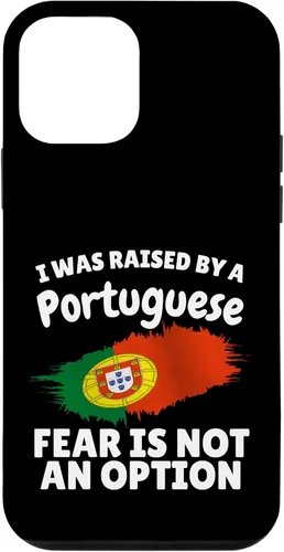 Vista 16 de I was Raised by a Portuguese Portugal Flag Gift Son Daughter Case for iPhone 16