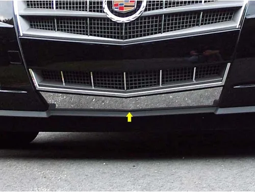 Vista 2 de QAA Es compatible con Cadillac CTS Coupé 2011-2014 (1 pieza de rejilla frontal de acero inoxidable, inserto inferior) SG48250