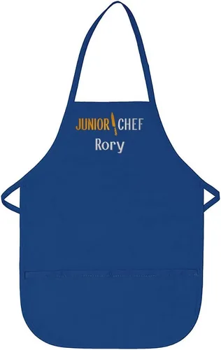 Vista 14 de Delantal personalizado bordado Junior Chef Kids Delantal