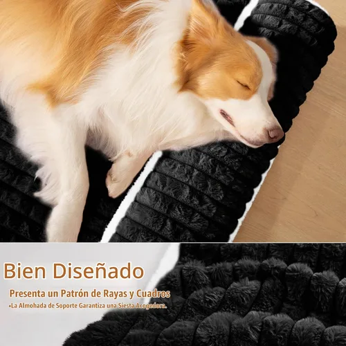 Vista 5 de Almohada ortopédica para perros medianos, sofá cama para mascotas