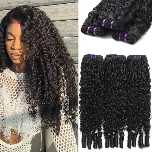 Vista 49 de Paquetes Bob Liso 3 Paquetes de Cabello Humano Corto 10, 10 y 10 Pulgadas, 100% Cabello Crudo Sin Procesar, Tejido Rápido, Color Negro Natural