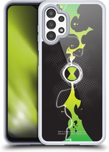 Vista 8 de Head Case Designs Funda de gel suave con licencia oficial de Ben 10: Omniverse Heatblast Graphics compatible con Samsung Galaxy A13 (2022)