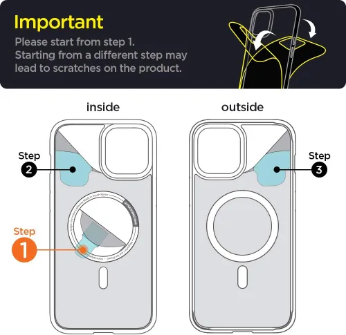 Vista 2 de Spigen Funda para iPhone 12 Pro y iPhone 12, Ultra Hybrid MagFit [antiamarilleo] [compatible con Magsafe] - Transparente