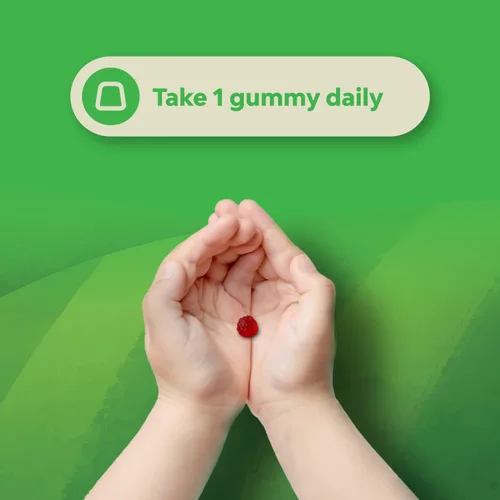 Vista 4 de Gomitas masticables de vitamina D para niños, deliciosa vitamina D de 1000 UI por porción, gomitas de apoyo inmunológico para niños pequeños