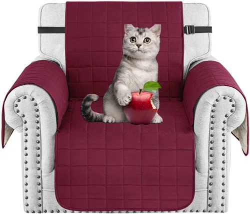 Vista 34 de MAXIJIN Fundas impermeables para sofá de 3 cojines, aptas para mascotas, fundas acolchadas para sofá de 69 pulgadas, lavables, protector de sofá