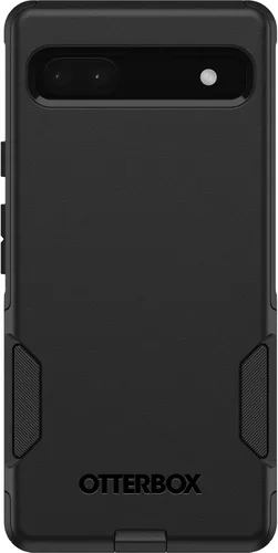 Vista 2 de OtterBox Google Pixel 6A Commuter Series - Funda negra, delgada y resistente, apta para bolsillo, con protección de puerto Negro