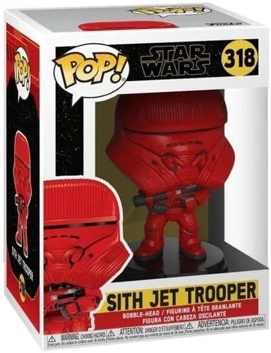 Vista 3 de Funko Pop! Star Wars: Episodio 9, El ascenso de Skywalker - Sith Jet Trooper