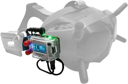 Vista 5 de Módulo 5.8G RX Puerto 3.0 Receptor Analógico 2S-4S Soporte DVR Puerto Compatible con DJI Digital FPV Gafas