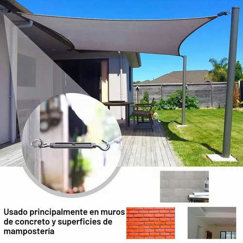 Vista 4 de Perno de ojo de acero inoxidable para pared, hormigón, ladrillo de anclaje, pernos de expansión de anillo, tornillo de ojo de anclaje resistente 4