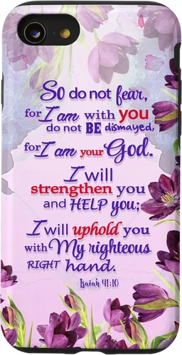 Vista 18 de So Do Not Fear for I 'm with You Isaías 41:10 - Funda cristiana para iPhone 17