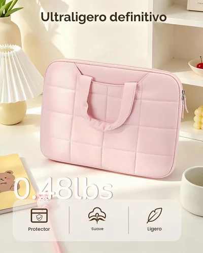 Vista 8 de FINPAC Funda para portátil MacBook Neo 13 pulgadas MacBook Air 13.6" Rosa