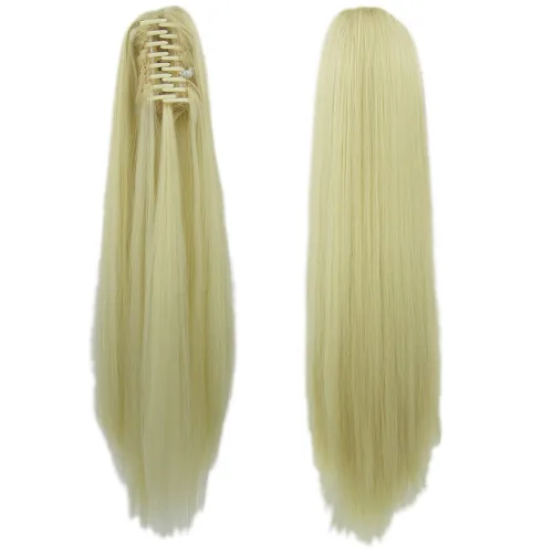 Vista 14 de Extensiones de pelo largo y liso para mujer, fibra natural, 16/613