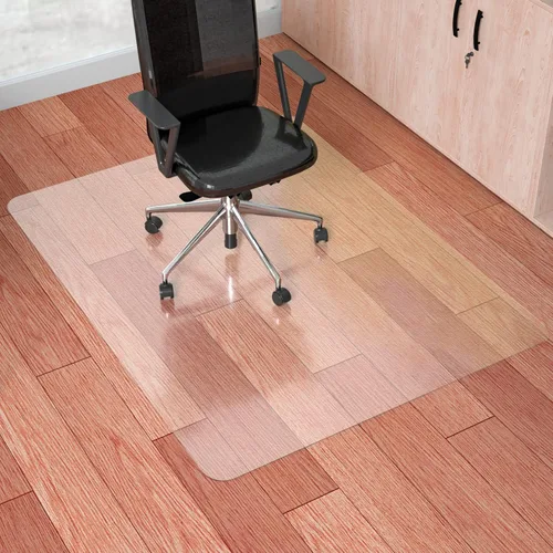 Vista 9 de 100pointONE Tapete para silla de oficina para suelos de madera dura, tapete para silla de computadora de fácil deslizamiento, protector de suelo