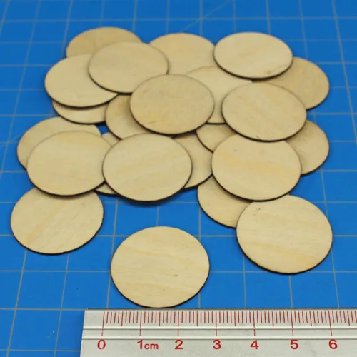 Vista 3 de LITKO Bases circulares en miniatura de 1.122 in Paquete de 25 Redondo Compatible con Warhammer 40K WH40K