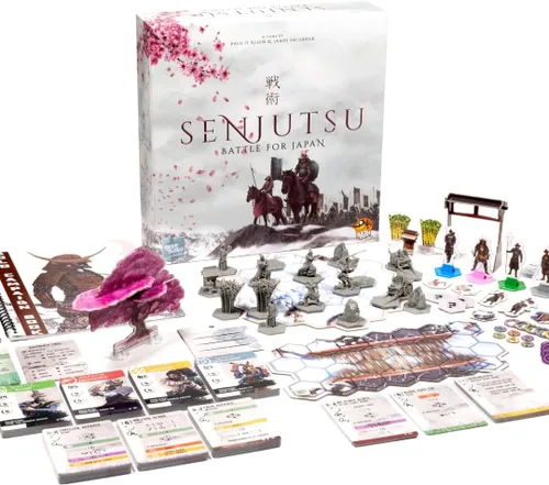 Vista 4 de Senjutsu: Battle for Japan - Juego de duelo samurái con miniaturas y manualidades de mazos, juego de estrategia para niños y adultos, a partir de 14