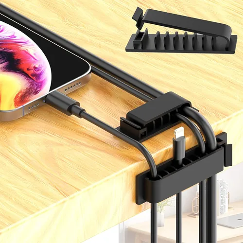 Vista 3 de N NOROCME Kit de gestión de cables de 192 piezas, funda organizadora de 4