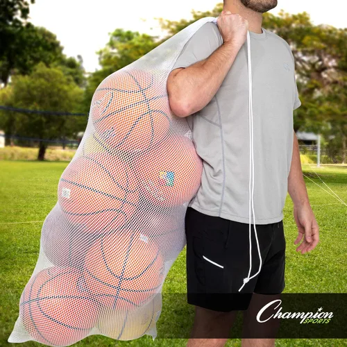 Vista 4 de Champion Sports Equipment Bag, Mesh, 24" X 48
