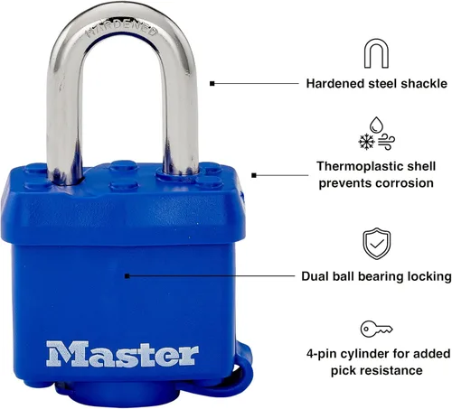Vista 2 de Master Lock 312D Candado a prueba de agua, 1