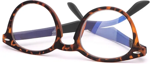 Vista 6 de Lentes de lectura multifocales progresivas para hombres y mujeres, con bloqueo de luz azul, multienfoque, lectores de computadora, ultraligeros, sin
