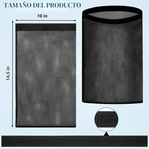 Vista 6 de 3 bolsas de ventilación para secadora, recogedor de pelusa para ventilación