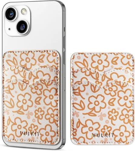 Vista 17 de VULKIT Soporte adhesivo para tarjetas Compatible con iPhone, cartera de cuero para teléfono celular, estuche para tarjetas de crédito, adhesivo
