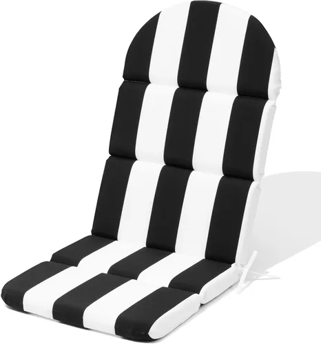 Vista 16 de Crestlive - Cojín Adirondack para silla, 50 x 19.6 pulgadas, impermeable, resistente a la decoloración, cojín para silla mecedora de respaldo alto