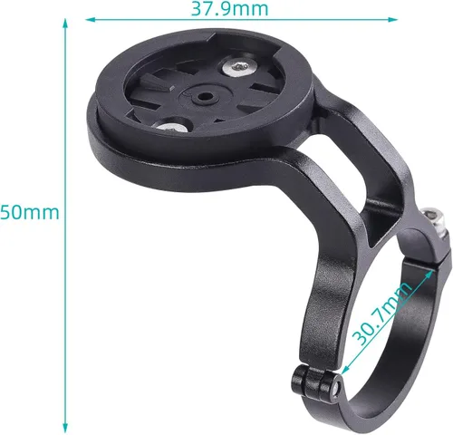 Vista 7 de Soporte compacto para bicicleta de montaña de 1.252 in, con GPS, compatible con Garmin, Wahoo, Bryton, CatEye y Karoo.