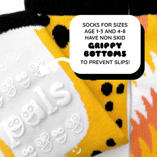 Vista 3 de Pals Originals - Calcetines para niños - Calcetines locos y discretos para niños y niñas - Calcetines de algodón elásticos acogedores - Pares