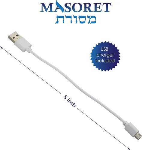 Vista 5 de Encendedor electrónico de vela Shabat, con cuello largo y flexible, resistente al viento, sin llama, recargable con carga USB y botón seguro Set 2