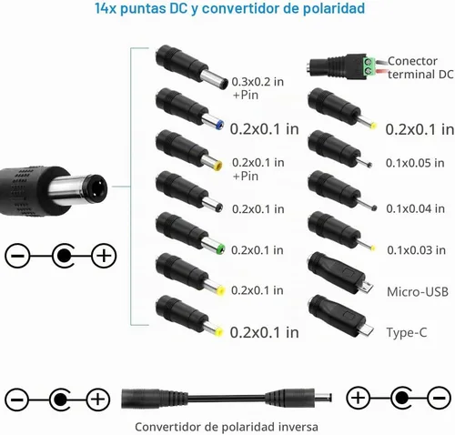 Vista 4 de SHNITPWR 30W Fuente de alimentación universal 3V 4.5V 5V 6V 7.5V 9V 12V Adaptador variable ajustable AC/DC con puerto USB de 5V 2.1A, convertidor